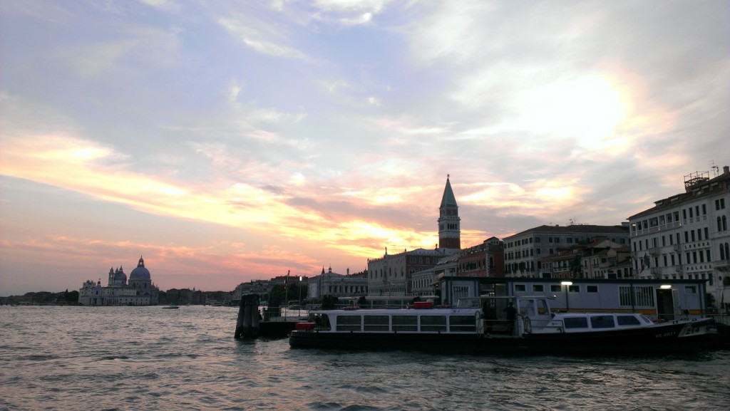 Abenddämmerung Venedig