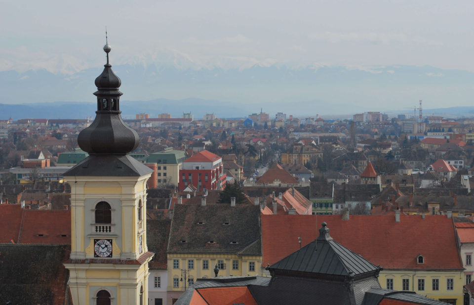 Sibiu Hermannstadt Kirchturm