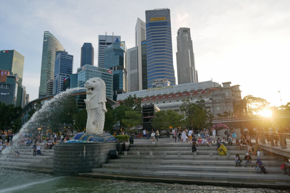 merlion sunsest