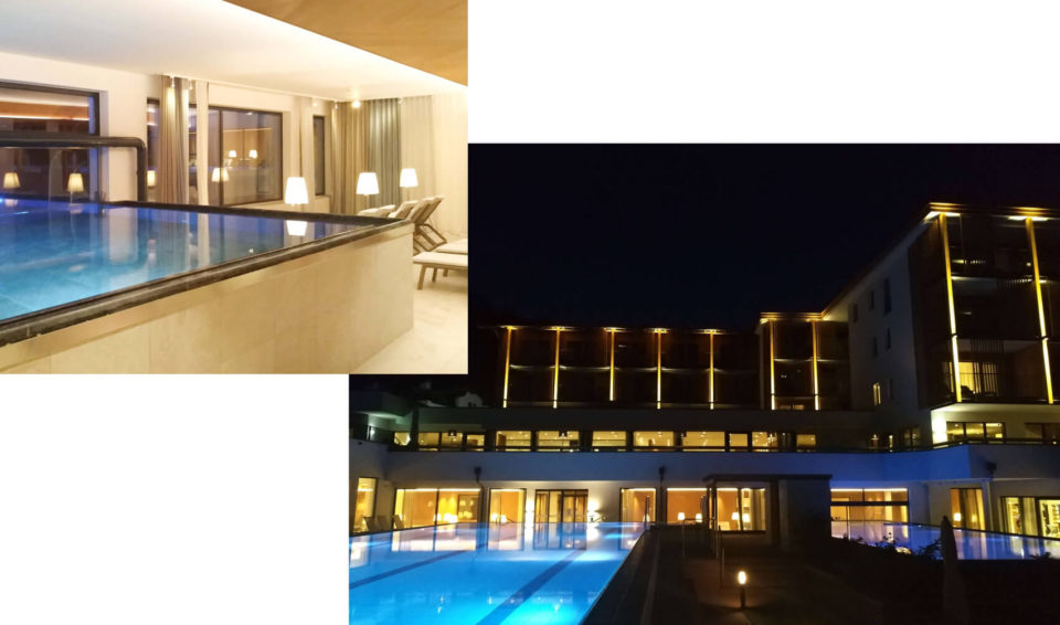 sporthotel hohe salve pools nacht