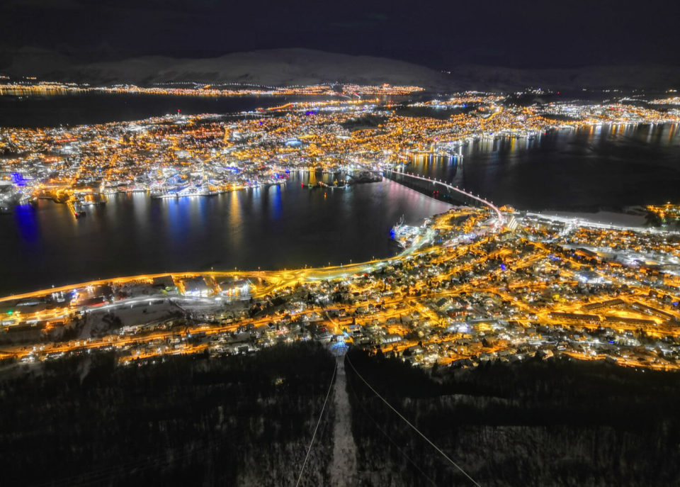 Tromsö von oben seilbahn