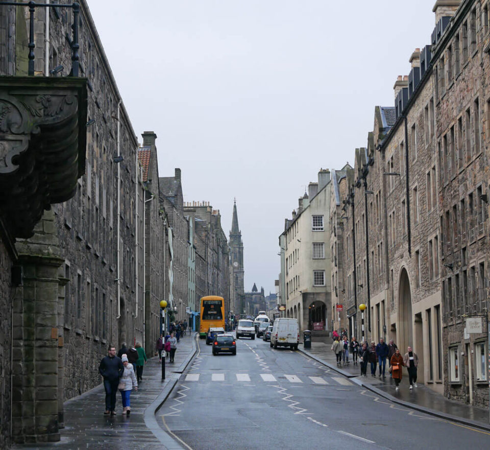 edinburgh streets januar